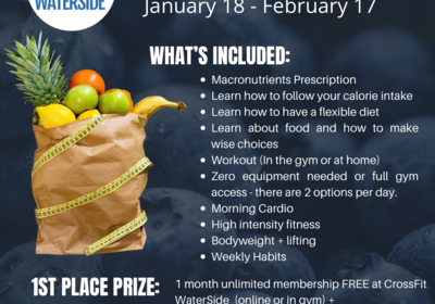 JOIN US IN OUR ANNUAL WATERSIDE NUTRITION CHALLENGE!!